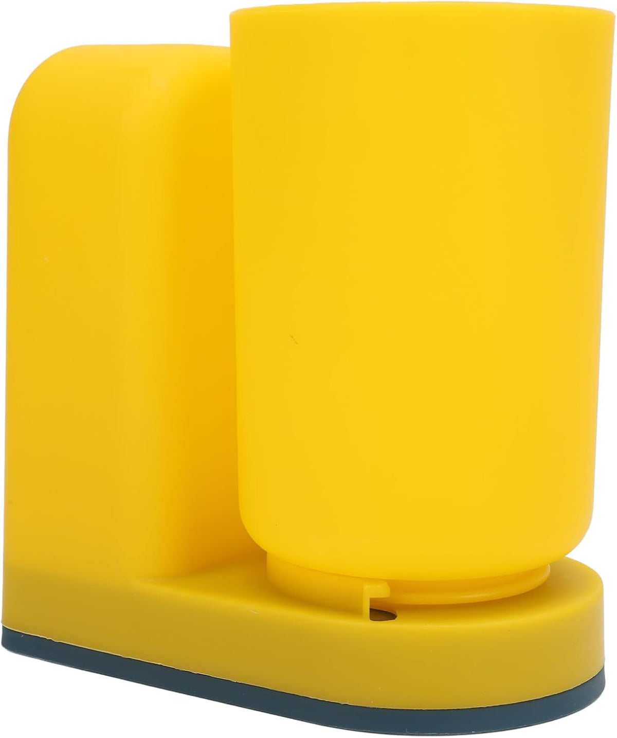 Yellow Wall-Mounted Toothbrush Holder and Cup