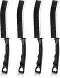 Black Crevice Cleaning Brushes, Set of Four